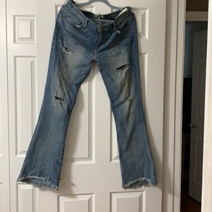 New Current Elliot destroyed flip flop Jean